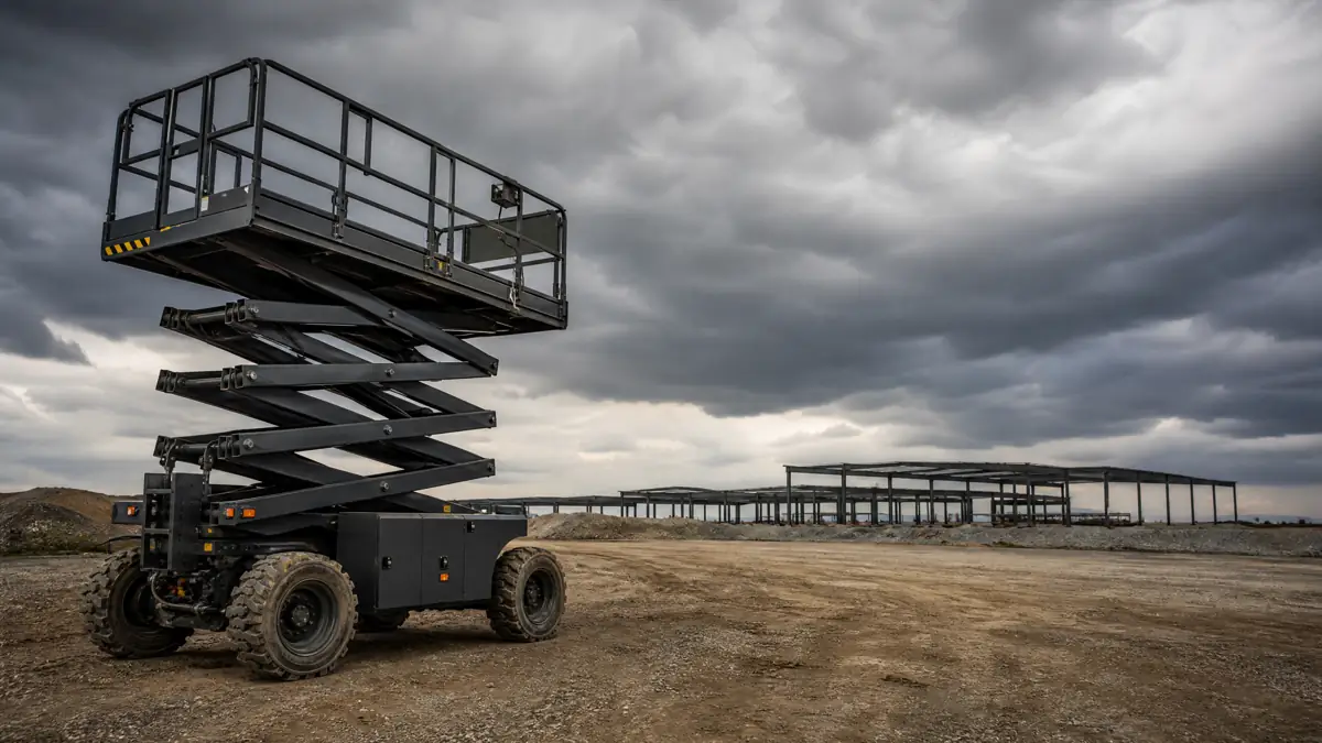 Rough Terrain Scissor Lifts jobsite access in Louisville