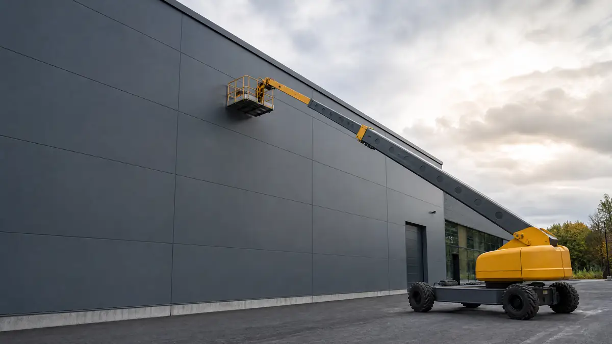 Boom Lifts jobsite access in Louisville