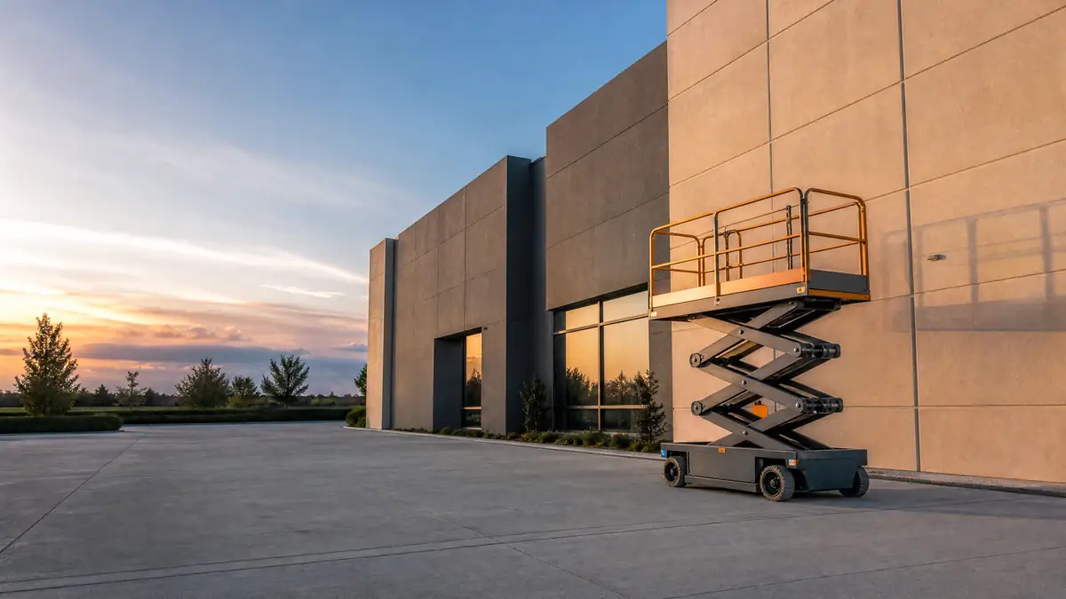 Electric Scissor Lifts jobsite access in Louisville